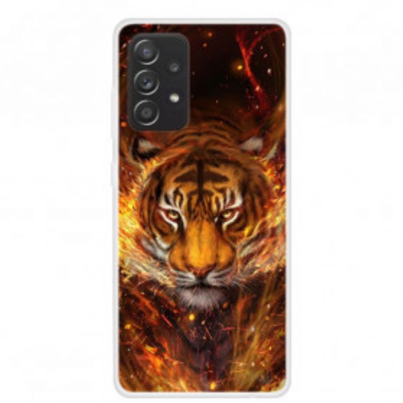 Kryt Samsung Galaxy A52 4G / A52 5G / A52s 5G Flexibilný Tiger