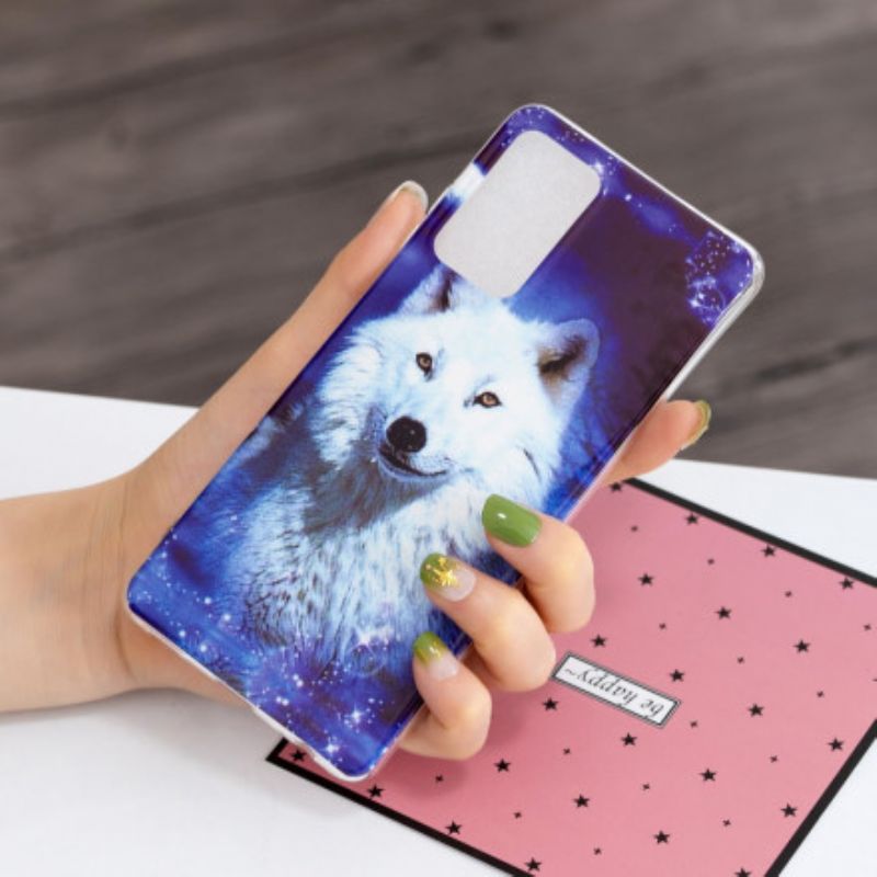 Kryt Samsung Galaxy A52 4G / A52 5G / A52s 5G Fluorescenčná Séria Wolf