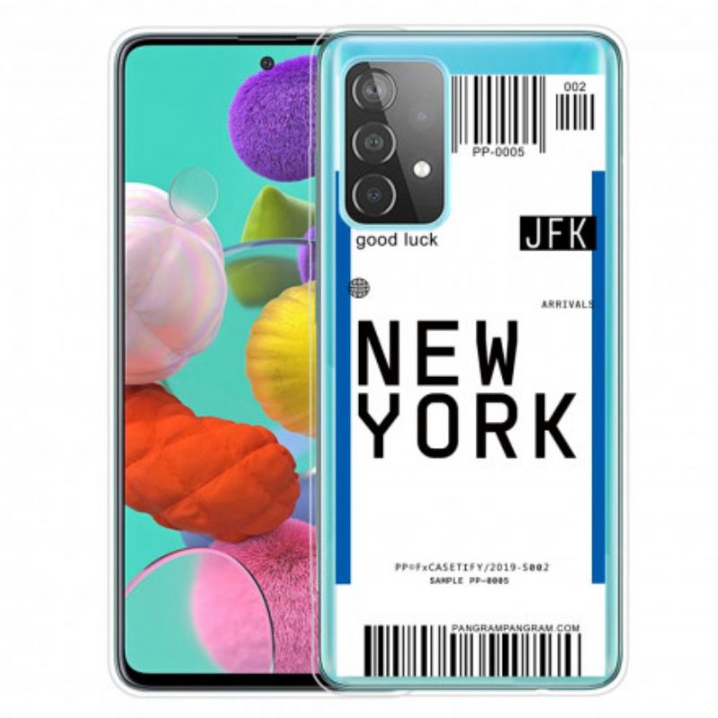 Kryt Samsung Galaxy A52 4G / A52 5G / A52s 5G Palubný Lístok Do New Yorku