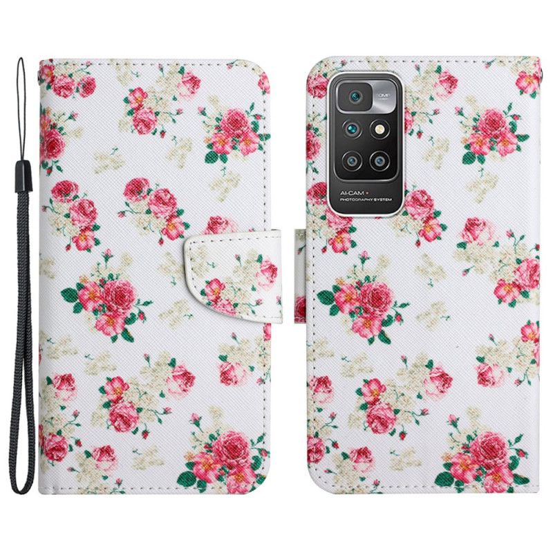 Flipové Puzdro Xiaomi Redmi 10 Liberty Royal Flowers