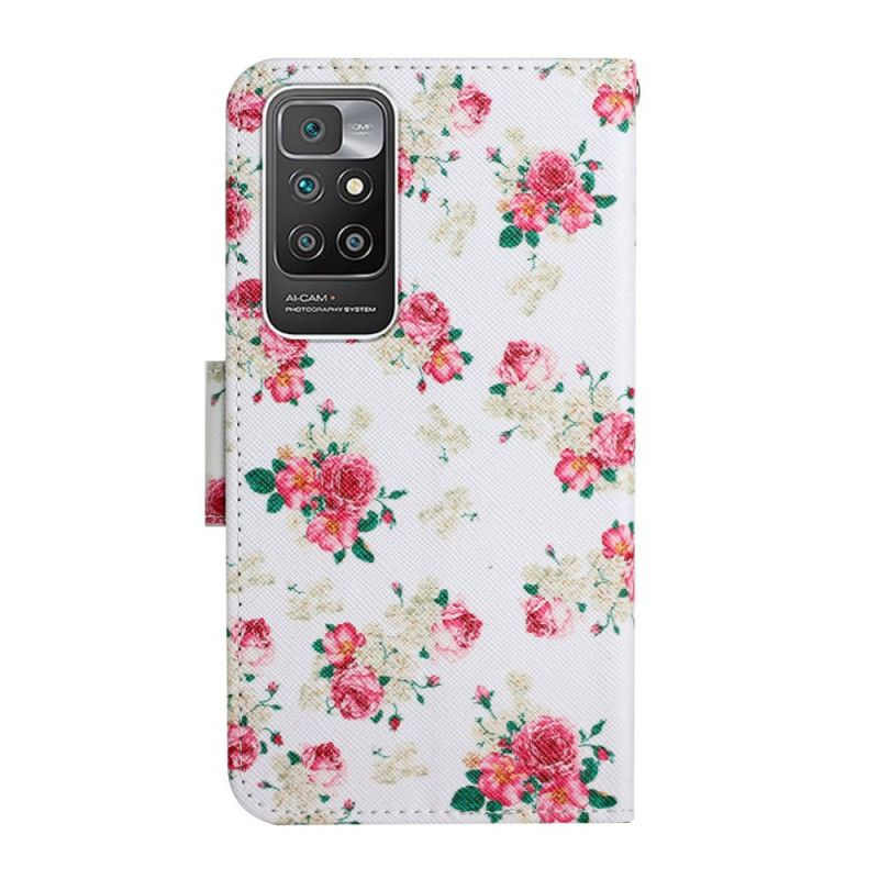 Flipové Puzdro Xiaomi Redmi 10 Liberty Royal Flowers