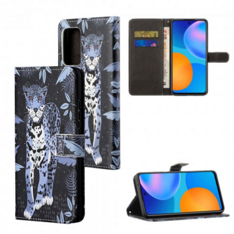 Flipové Puzdro Xiaomi Redmi 10 Strappy Leopard