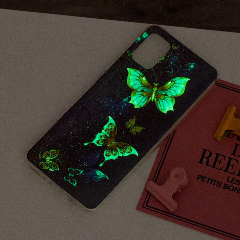 Kryt Xiaomi Redmi 10 Fluorescenčné Motýle