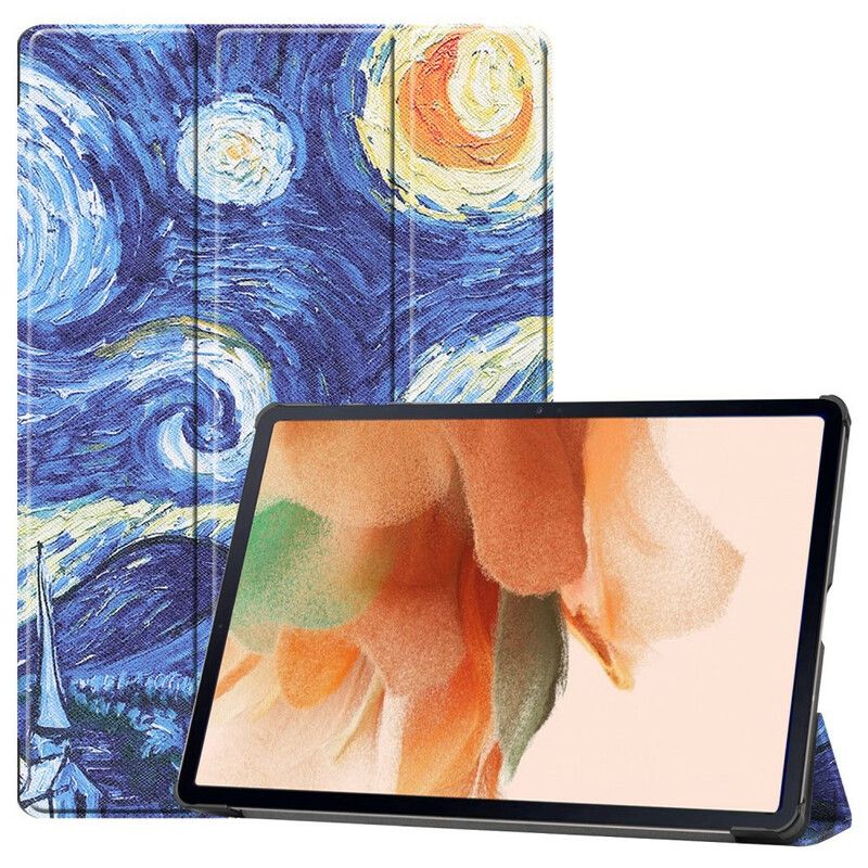 Kryt Samsung Galaxy Tab S7 FE Držiak Na Pero Starry Night