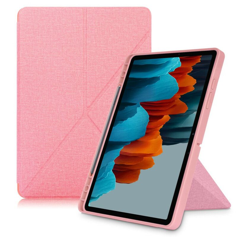 Kryt Samsung Galaxy Tab S7 FE Textúra Látky Origami