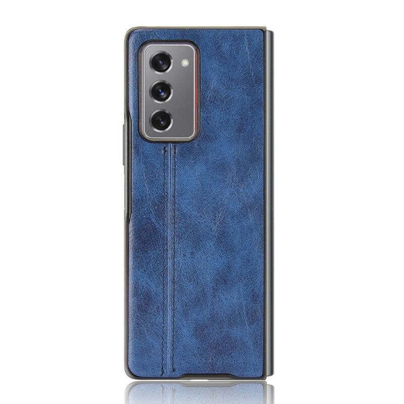 Kryt Samsung Galaxy Z Fold 2 Couture Leather Effect