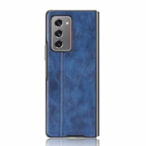 Kryt Samsung Galaxy Z Fold 2 Couture Leather Effect