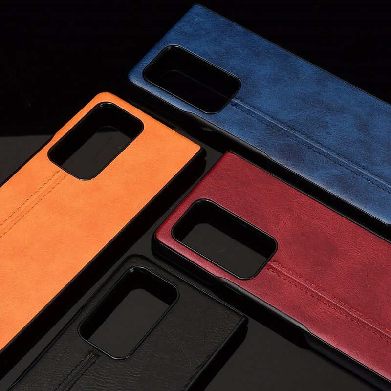 Kryt Samsung Galaxy Z Fold 2 Couture Leather Effect