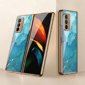 Kryt Samsung Galaxy Z Fold 2 Gkk Mramorové Tvrdené Sklo