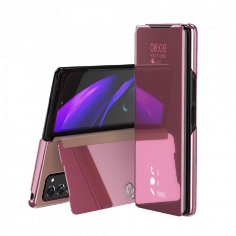 Kryt Samsung Galaxy Z Fold 2 Multifunkčný Zrkadlový Efekt