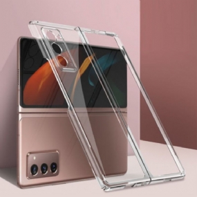 Kryt Samsung Galaxy Z Fold 2 Priehľadné Kovové Okraje Gkk