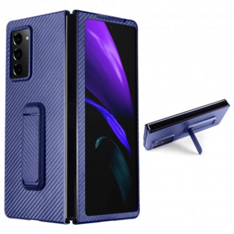 Kryt Samsung Galaxy Z Fold 2 Textúrované S Podporou Hands-free