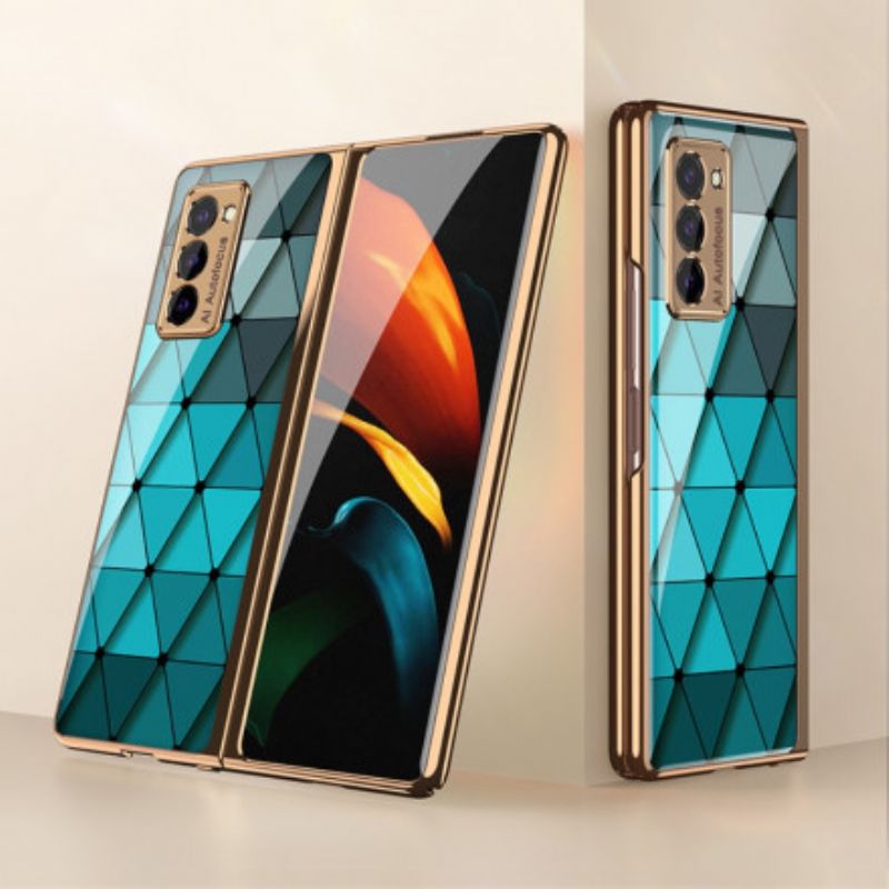 Kryt Samsung Galaxy Z Fold 2 Trojuholníky Z Tvrdeného Skla Gkk