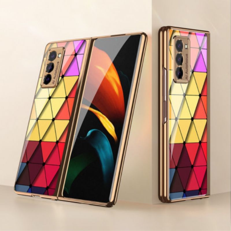 Kryt Samsung Galaxy Z Fold 2 Trojuholníky Z Tvrdeného Skla Gkk