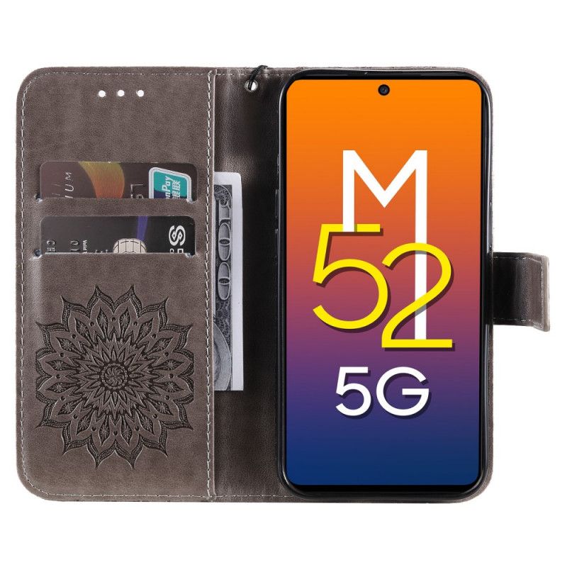 Peňaženkový Kryt Samsung Galaxy M52 5G Orientálna Mandala