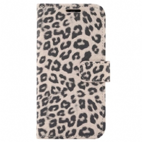 Flipové Puzdro iPhone 14 Leopard