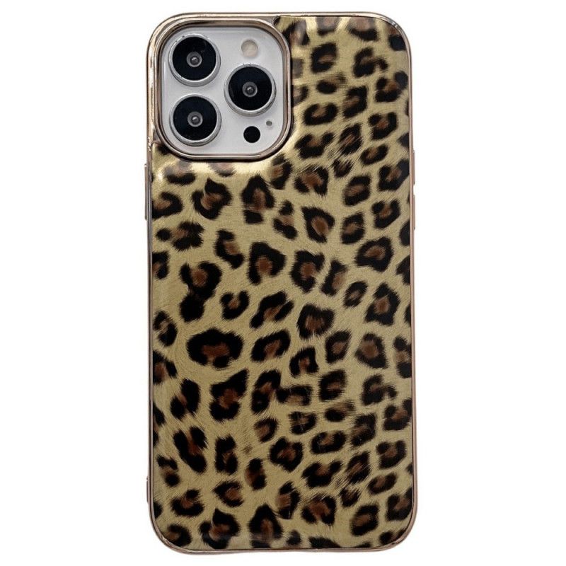 Kryt iPhone 14 Efekt Leopardej Kože