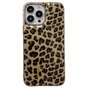 Kryt iPhone 14 Efekt Leopardej Kože