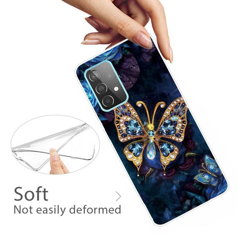 Kryt Samsung Galaxy A32 5G Butterfly Luxus