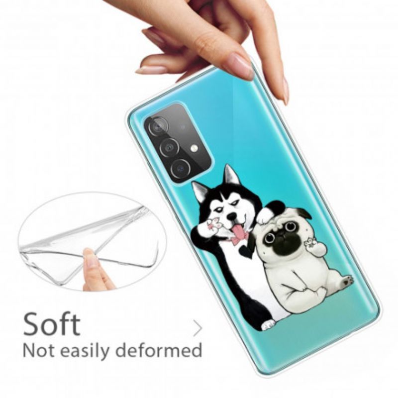 Kryt Samsung Galaxy A32 5G Funny Dogs