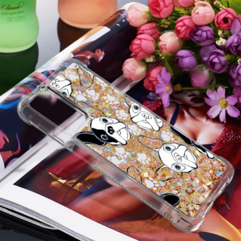 Kryt Samsung Galaxy A32 5G Pán Dog Sequins