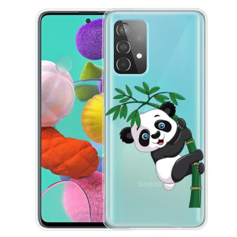 Kryt Samsung Galaxy A32 5G Panda Na Bambuse