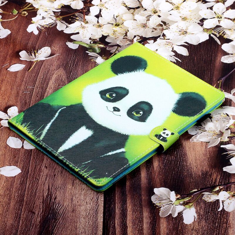 Kožené Puzdro Samsung Galaxy Tab S8 / Tab S7 Roztomilá Panda