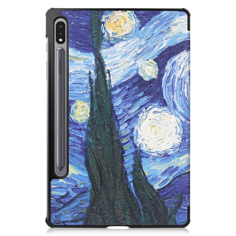 Kryt Samsung Galaxy Tab S8 / Tab S7 Držiak Na Pero Starry Night