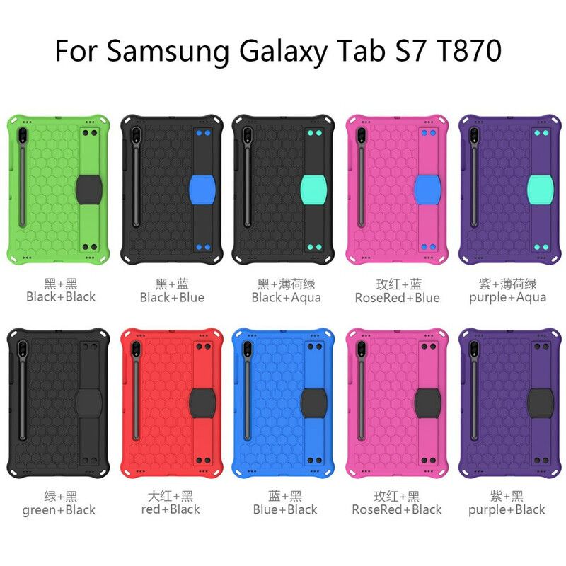 Kryt Samsung Galaxy Tab S8 / Tab S7 Eva S Podporou Popruhu A Ramenným Popruhom