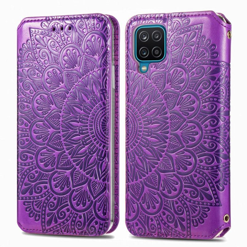 Flipové Puzdro Samsung Galaxy M12 / A12 Kožené Puzdro Mandala