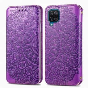 Flipové Puzdro Samsung Galaxy M12 / A12 Kožené Puzdro Mandala