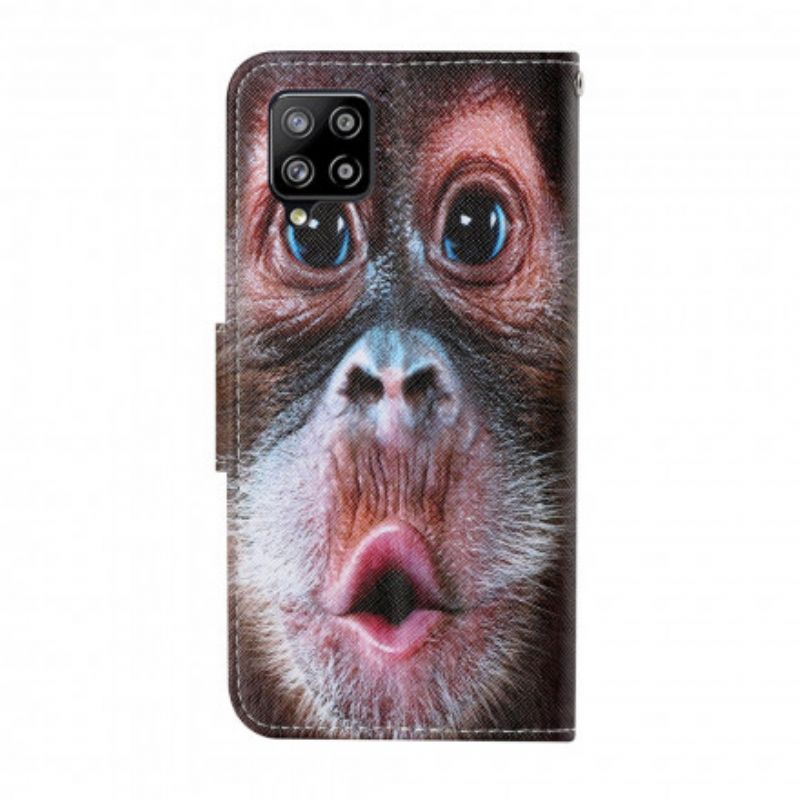 Kožené Puzdro Samsung Galaxy M12 / A12 Tangá Monkey