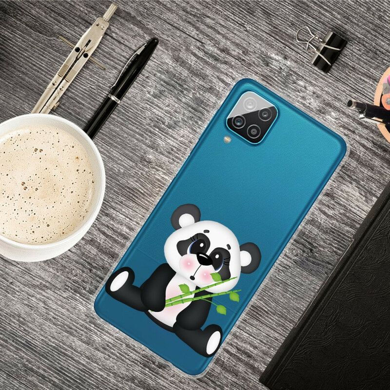 Kryt Samsung Galaxy M12 / A12 Bezproblémová Smutná Panda