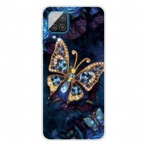 Kryt Samsung Galaxy M12 / A12 Butterfly Luxus