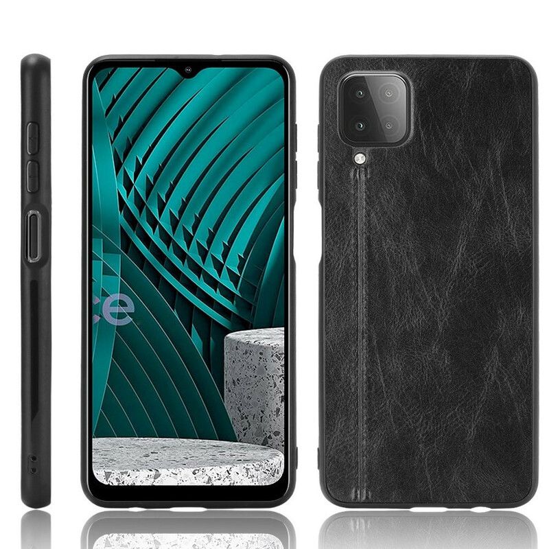 Kryt Samsung Galaxy M12 / A12 Couture Leather Effect