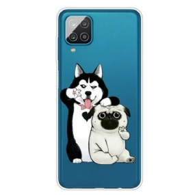 Kryt Samsung Galaxy M12 / A12 Funny Dogs