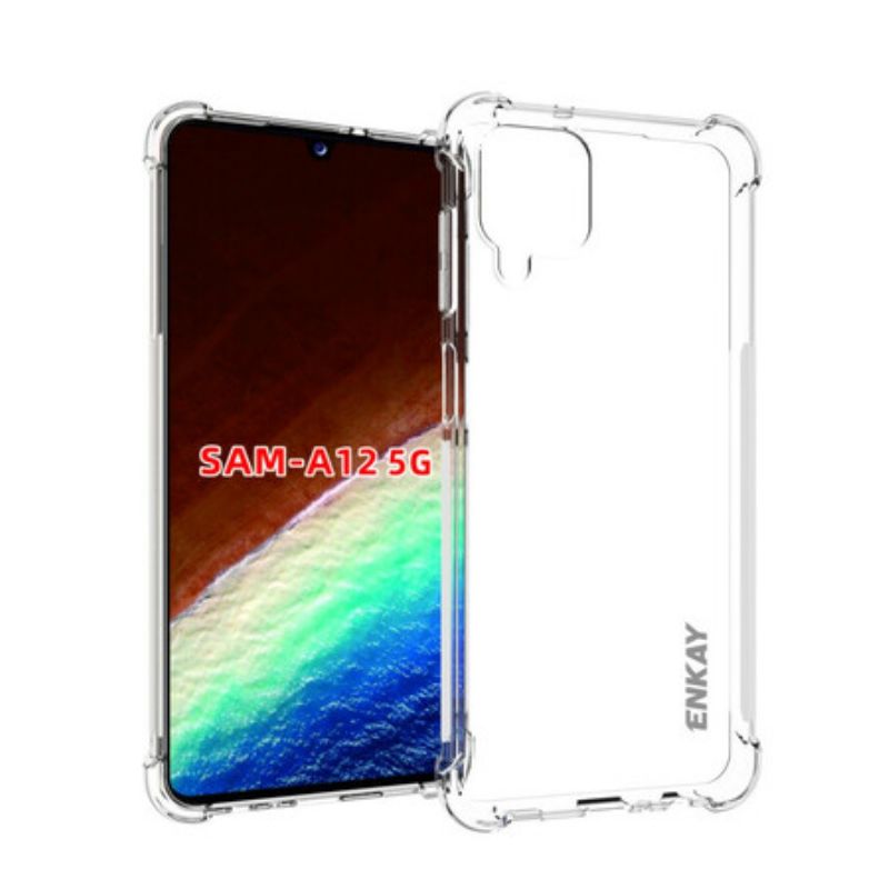 Kryt Samsung Galaxy M12 / A12 Transparentný Enkay