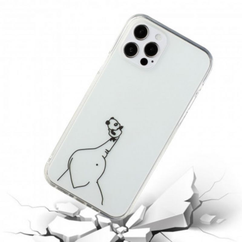 Kryt iPhone 12 / 12 Pro Hry S Logom Panda