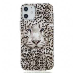 Kryt iPhone 12 / 12 Pro Leopard Fluorescenčný