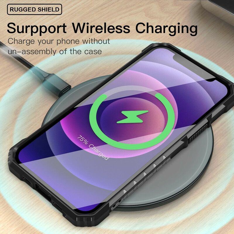 Kryt iPhone 12 / 12 Pro Matné S Ring-support