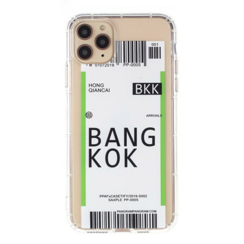 Kryt iPhone 12 / 12 Pro Palubný Lístok Do Bangkoku