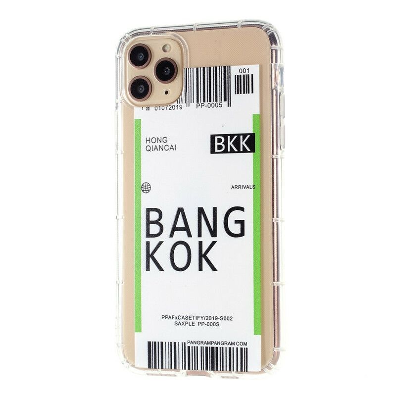 Kryt iPhone 12 / 12 Pro Palubný Lístok Do Bangkoku