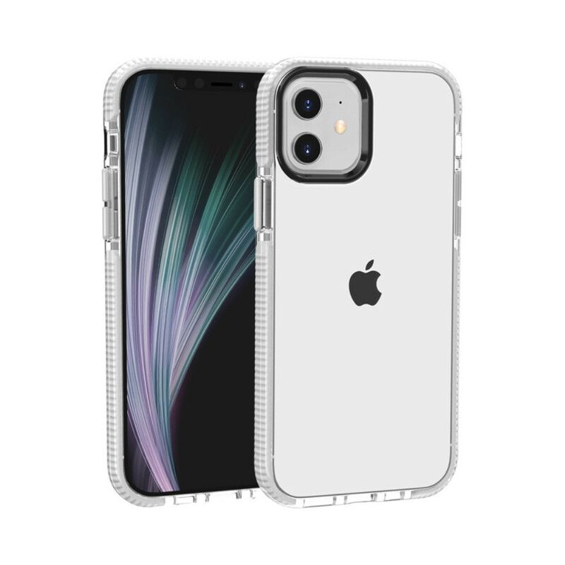 Kryt iPhone 12 / 12 Pro Priehľadné Silikónové Okraje