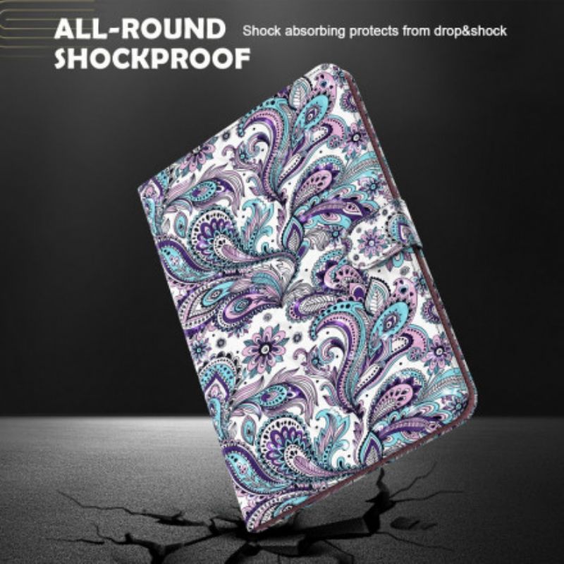 Kožené Puzdro Samsung Galaxy Tab A7 (2020) Paisley