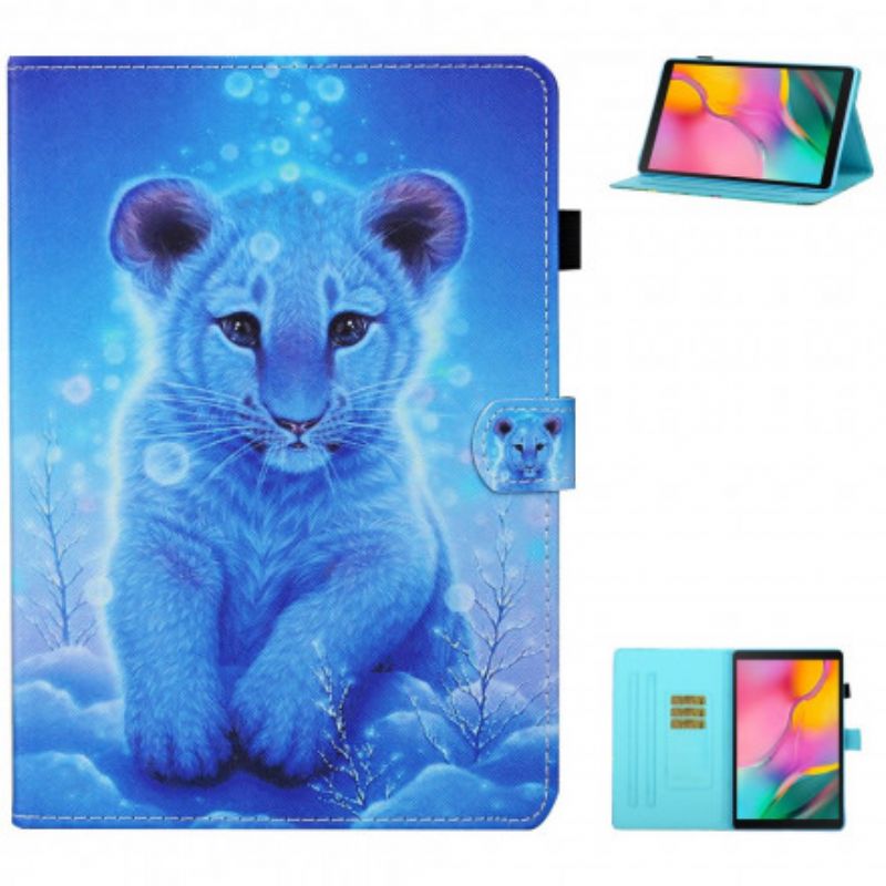 Peňaženkový Kryt Samsung Galaxy Tab A7 (2020) Baby Tiger