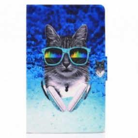 Peňaženkový Kryt Samsung Galaxy Tab A7 (2020) Dj Cat