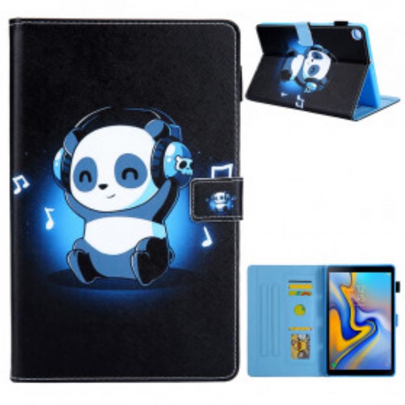 Peňaženkový Kryt Samsung Galaxy Tab A7 (2020) Funky Panda