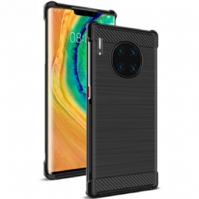 Kryt Huawei Mate 30 Pro Kartáčované Uhlíkové Vlákno Série Imak Vega