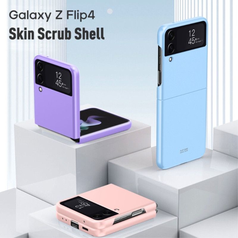 Flipové Puzdro Samsung Galaxy Z Flip 4 Kožené Puzdro Pevná Klasika