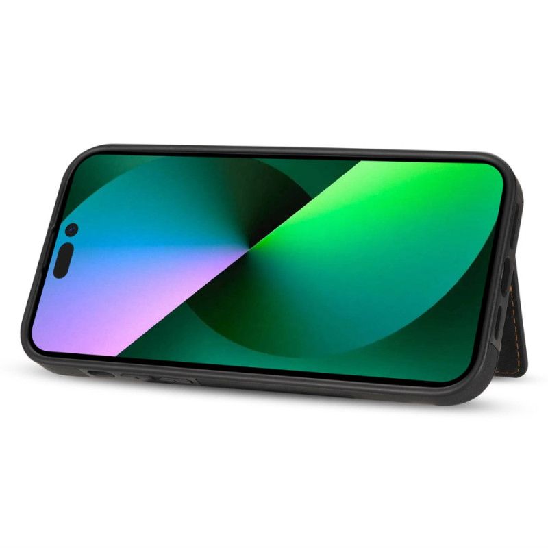 Kryt iPhone 16 Pro Max Držiak Karty S Geometrickým Vzorom